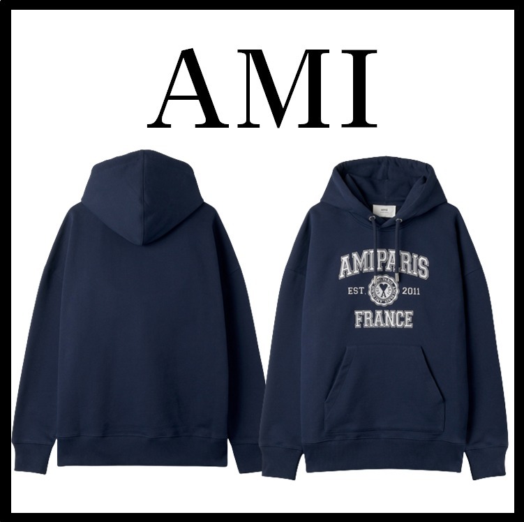 ★関税込★AMI★AMI PARIS LOGO SWEATSHIRT★