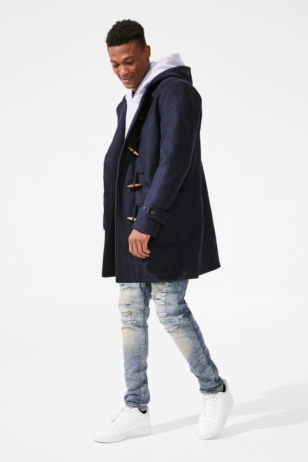 海外限定 JORDAN CRAIG ウールブレンド フーディ ダッフルコート 海外限定 JORDAN CRAIG ウールブレンド フーディ ダッフルコート