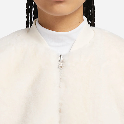 《☆超人気☆》NIKE☆NSW Reversible Fur Bomber Jacket☆White