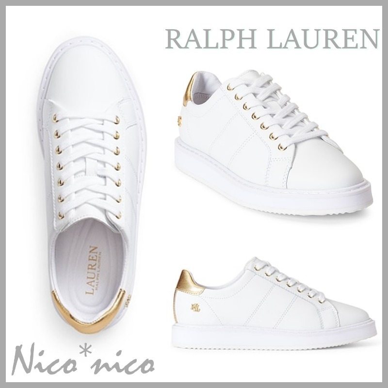 【Ralph Lauren】LAUREN RALPH LAUREN スニーカー ロゴ*送/関込*