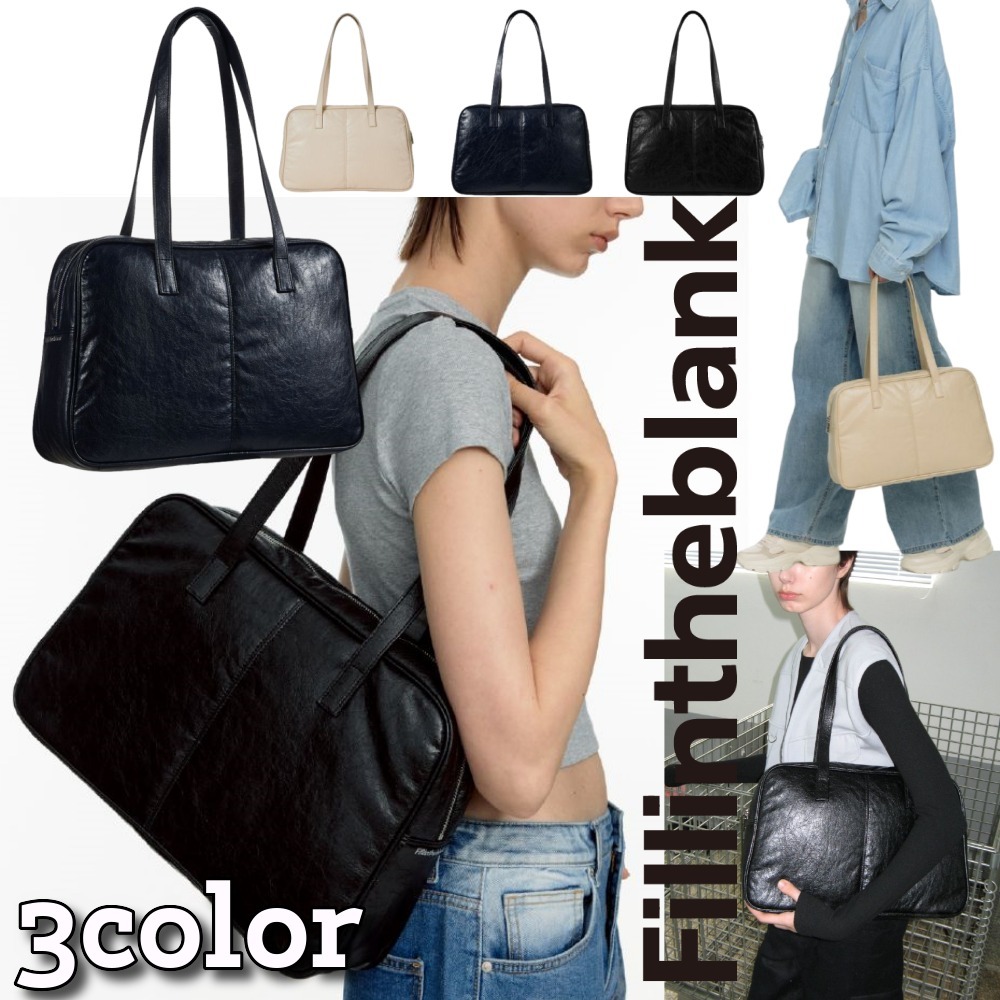 FILLINTHEBLANK★韓国★新作 Trapezoid Pillow Shoulder Bag 3色