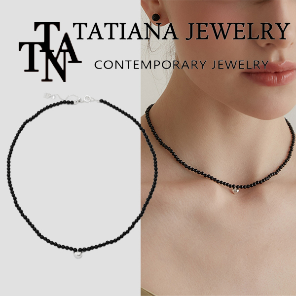 【TATIANA】UNDER HEART GEMSTONE NECKLACE★送料・関税込