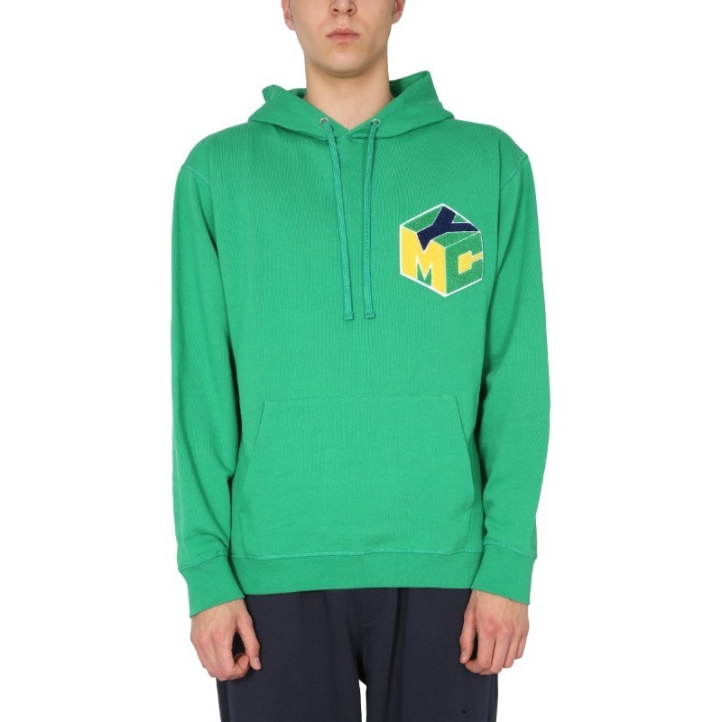 パーカー・フーディ YMC SS21 TRUGOY HOODED SWEATSHIRT (P7QAP_Y075GREEN)