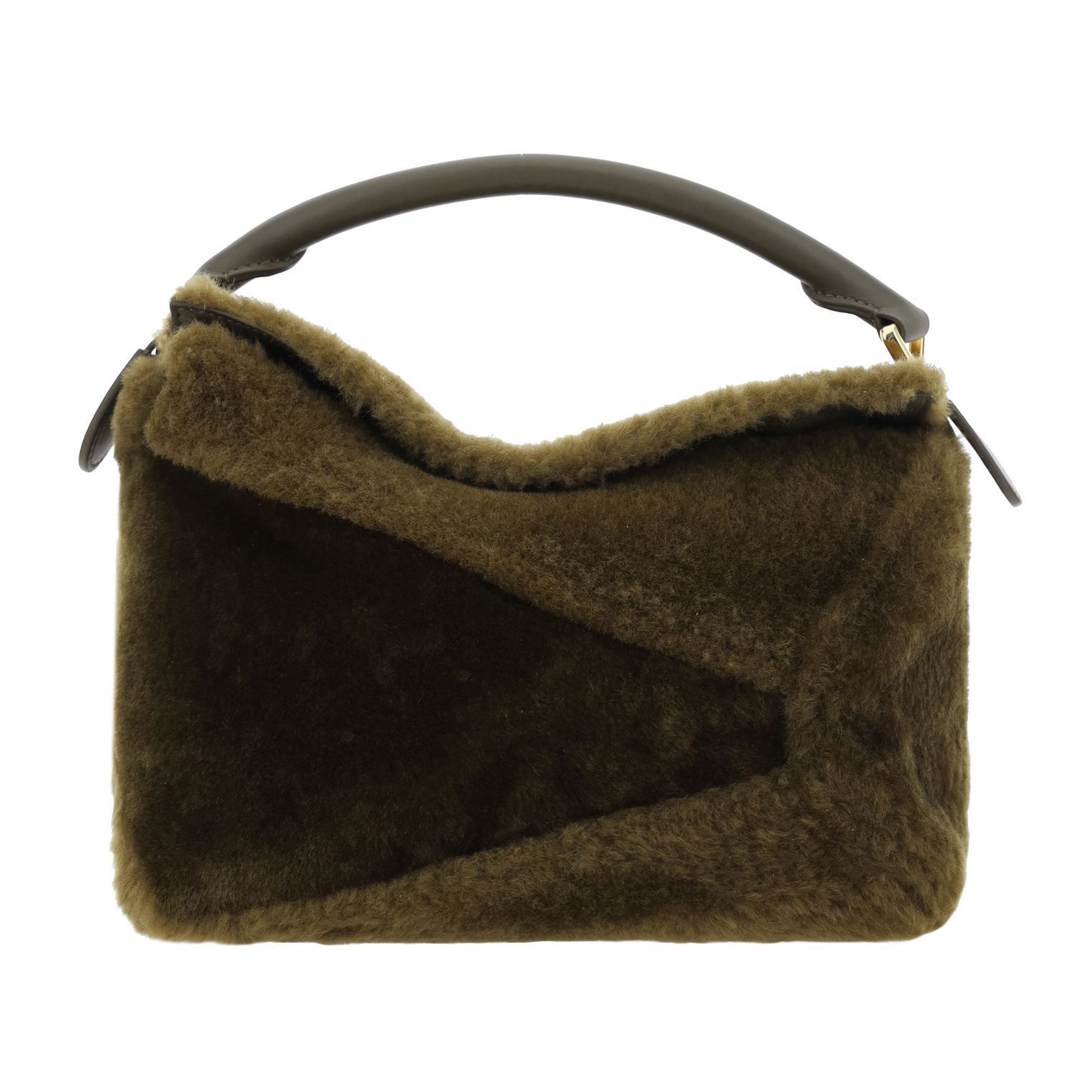 【LOEWE】シアリング スモール パズルバッグ Green 送料関税込