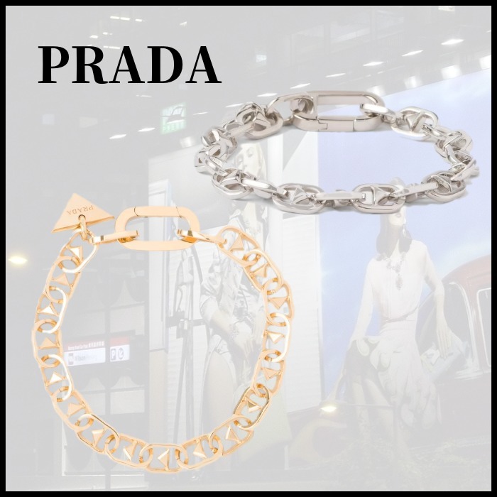 ■PRADA プラダ メタル ブレスレット