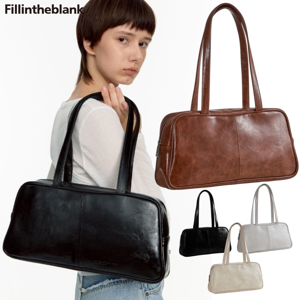 FILLINTHEBLANK★韓国★新作★Trapezoid Baguette Shoulder Bag