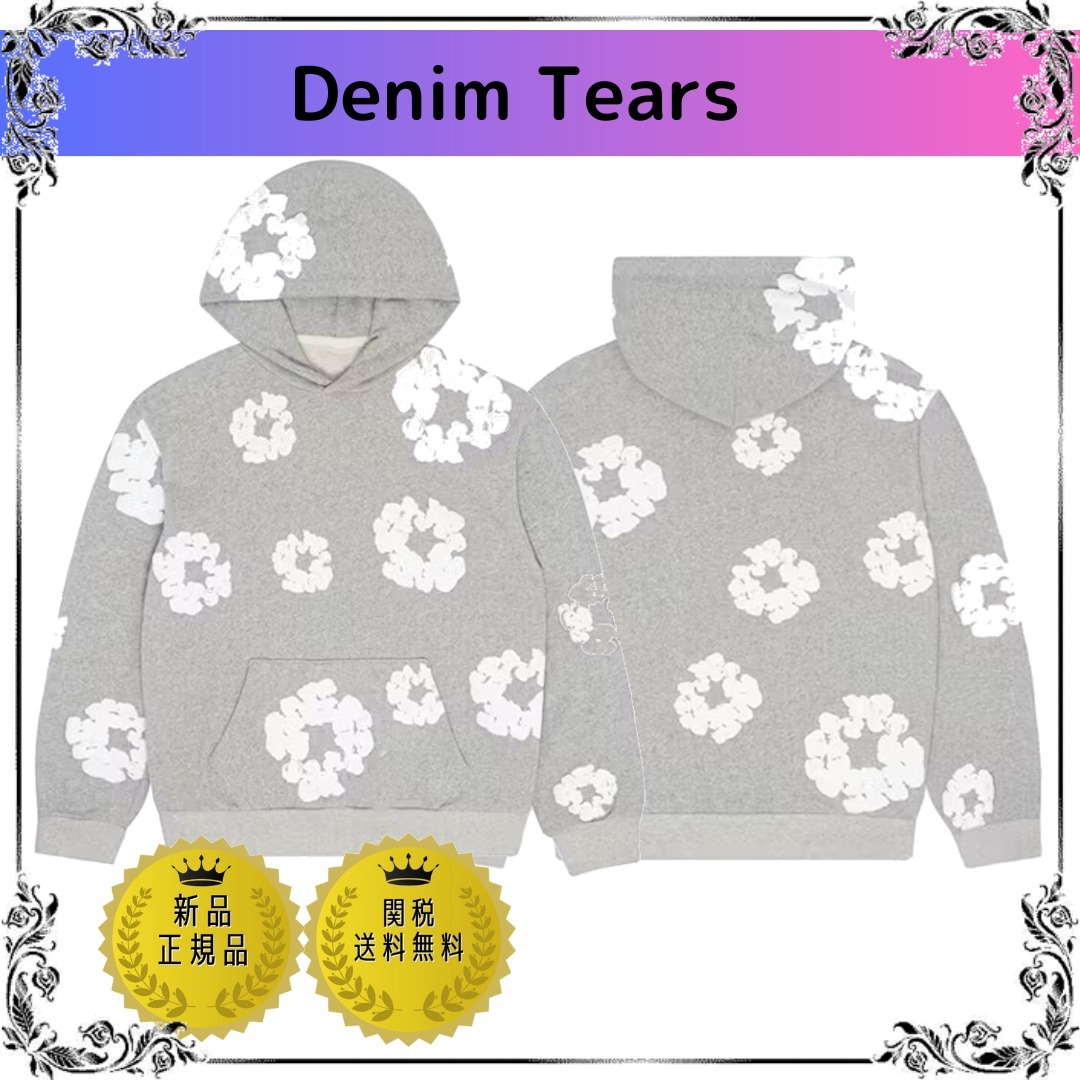 Denim Tears フーディー Wreath カンガルーポケット○関送無料○