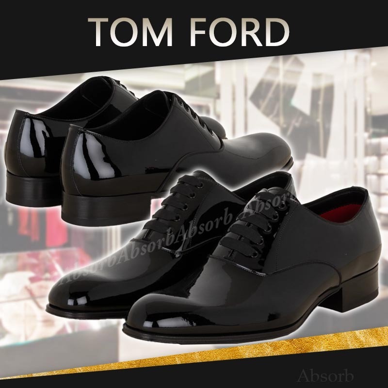 【23AW NEW】TOM FORD_man/ EDGAR レースアップシューズ / Black