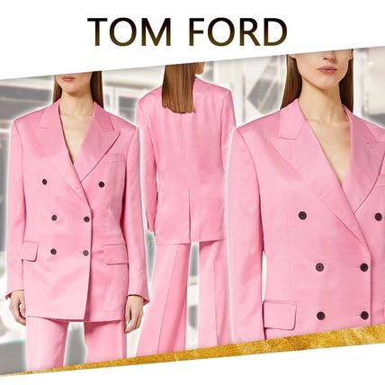 TOM FORD More Jackets Casual Style Plain Long Party Style Elegant Style