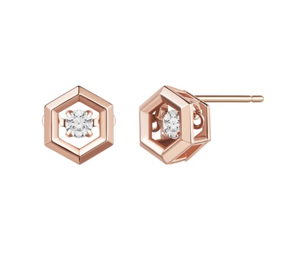 [STONE HENgE] 韓国☆14K Gold☆N0152 Dancing Stone Earrings