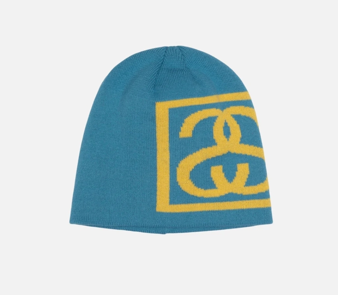 Stussy: SS Link Skull Cap (Brown) | DSMNY E-SHOP