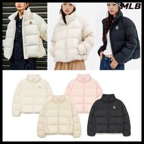 ●MLB●W BASIC OVER CROP PADDING 4色 ショートダウン 可愛い