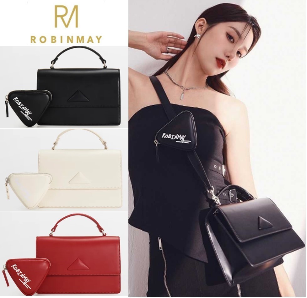 追跡有★ROBINMAY カードケース付 本革 2WAY ショルダー 送料込み☆ROBINMAY コインケース付き 2way ショルダーバッグ