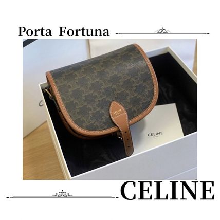 celine folco bag in triomphe canvas