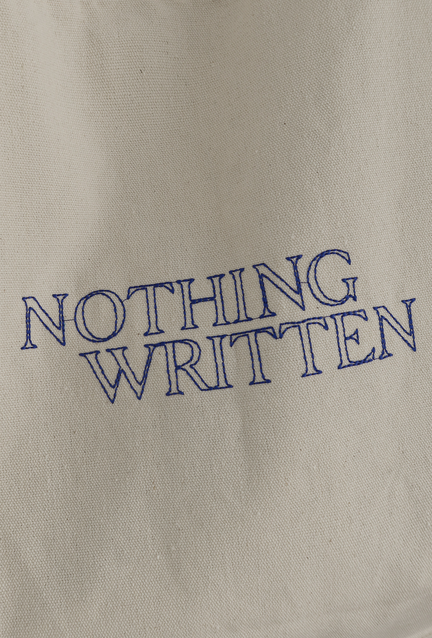 【NOTHING WRITTEN】Pope cotton eco bag 《LARGE》