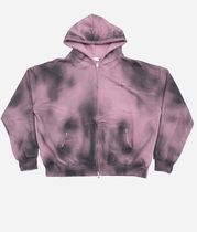 IONSEOUL(アイオンソウル) パーカー・フーディ IONSEOUL Dirty Spray Shine Warmer Hood Zip-up