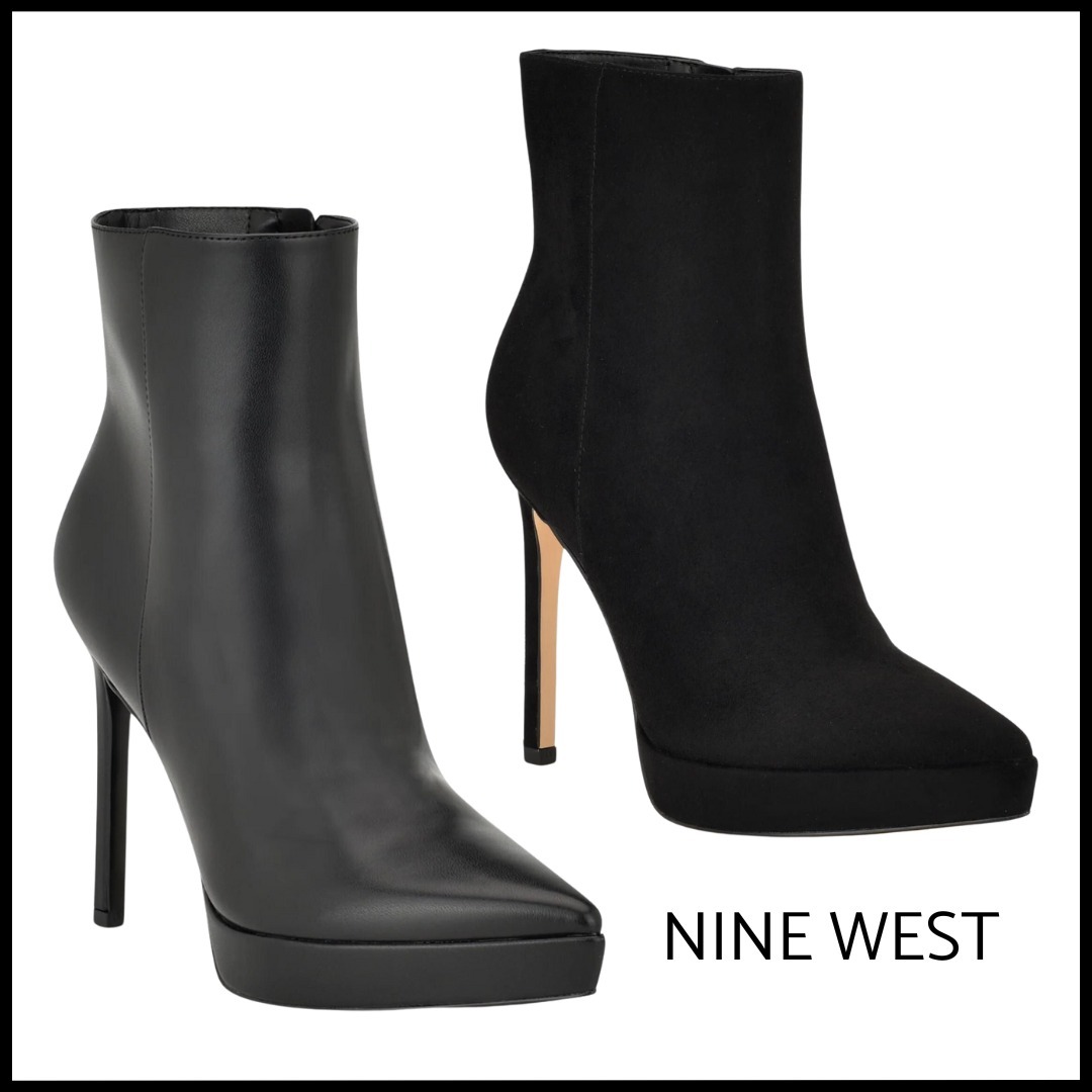 Nine West 美脚 Danise ポインティトゥ ドレス ヒール ブーティ