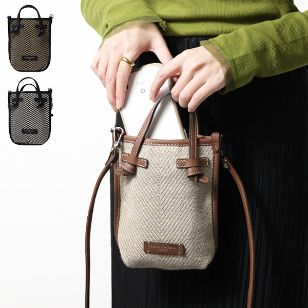 GIANNI CHIARINI ジャンニキアリーニ スマホショルダー 国内発送