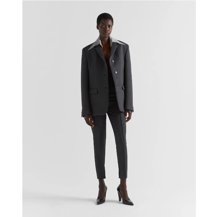 【23AW】新作 ストレッチナッテ パンツ◆プラダ◆全4色◆人気 23AW】新作 ストレッチナッテ パンツ◇プラダ◇全4色◇人気 ボトムス