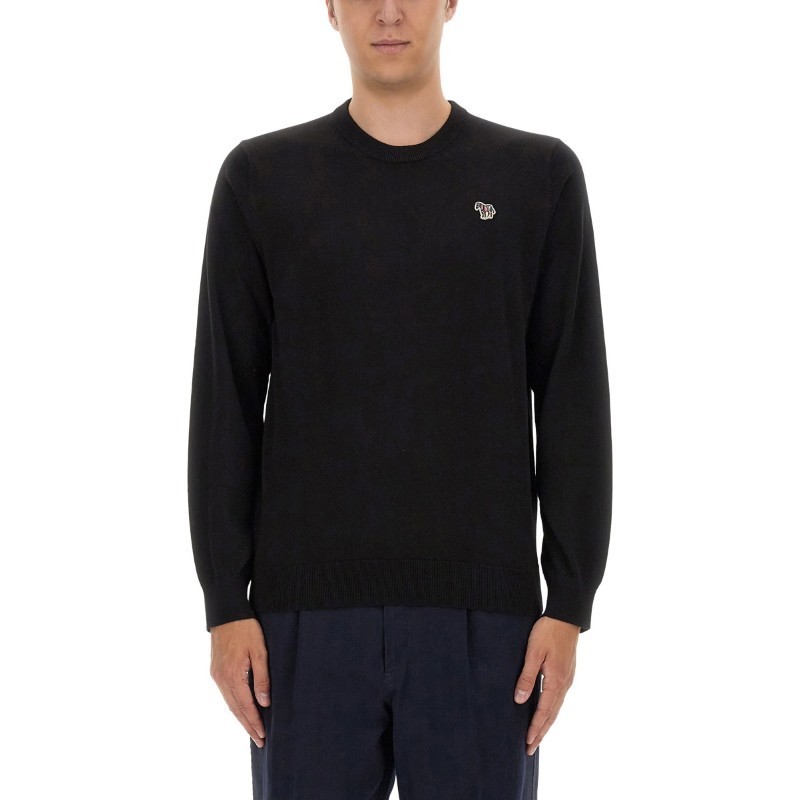 Tシャツ・カットソー Paul Smith FW23 ZEBRA PATCH SHIRT (M2R/200YZ/L21858_79)