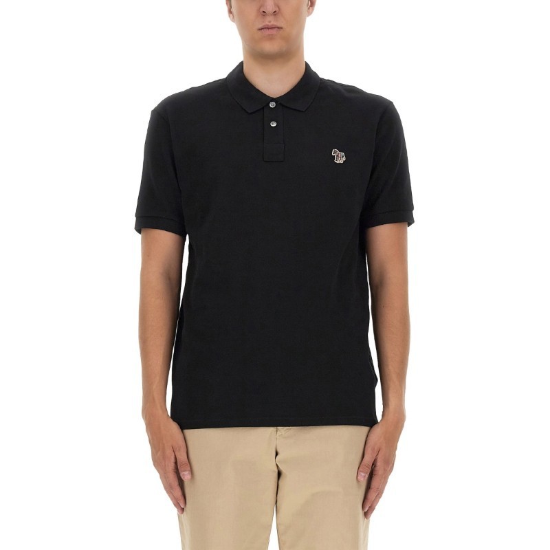 Tシャツ・カットソー Paul Smith POLO SHIRT WITH ZEBRA PATCH (M2R/183K/KZEBRA_79)