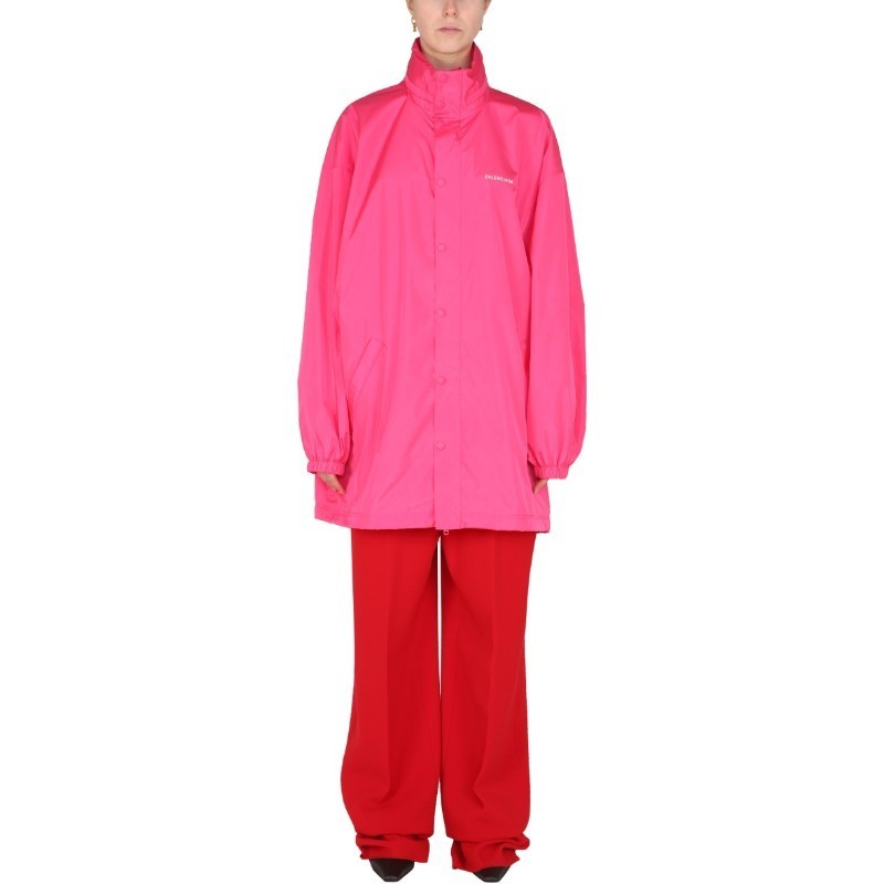 アウターその他 BALENCIAGA SS22 LOGO PRINT WINDBREAKER (681428_TLO065630)