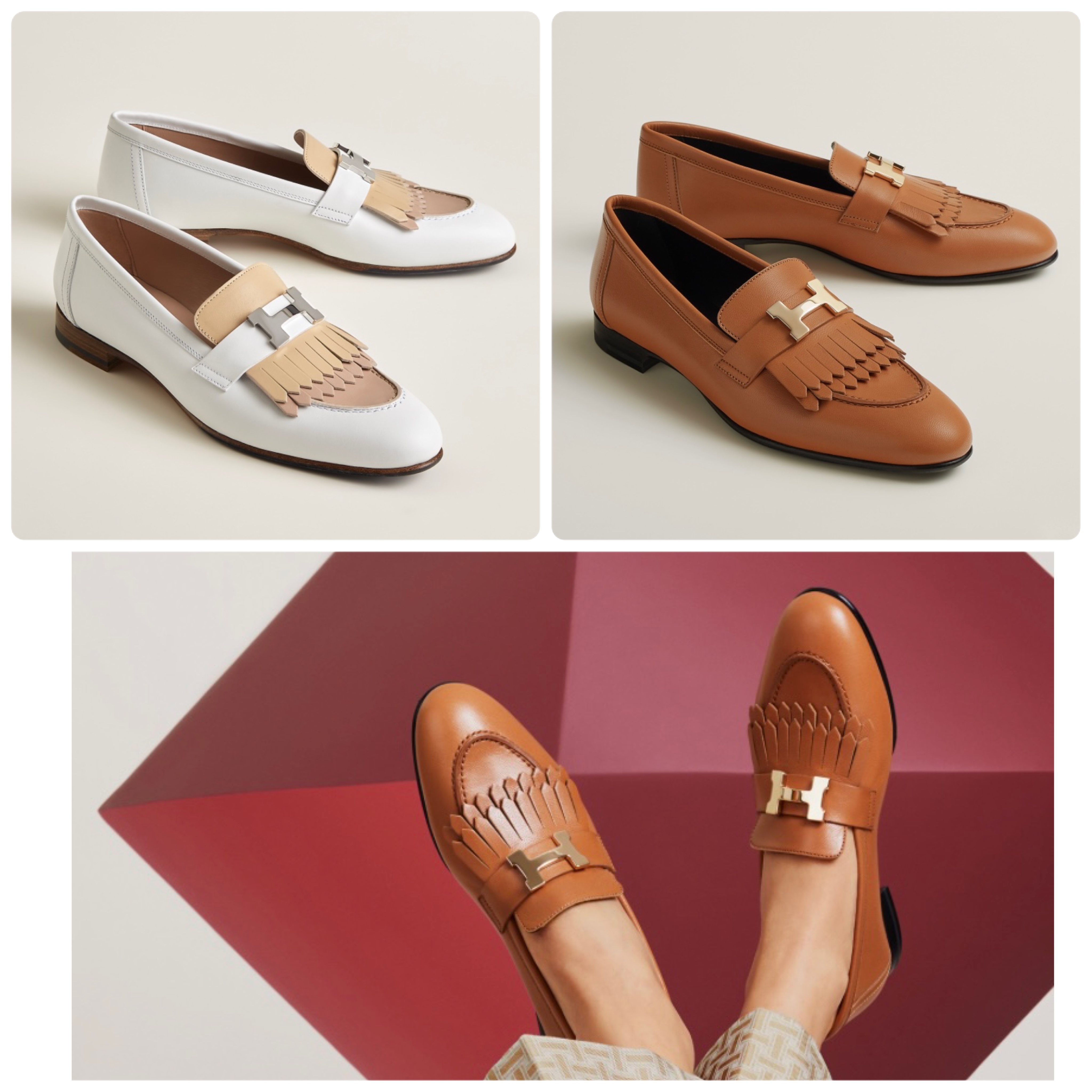 人気◇HERMES モカシン ロイヤル