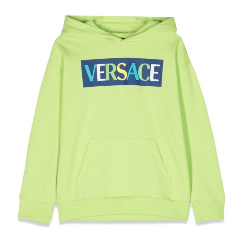キッズ用トップス VERSACE FW23 LOGO HOODIE (1007359K_1A083732G840)