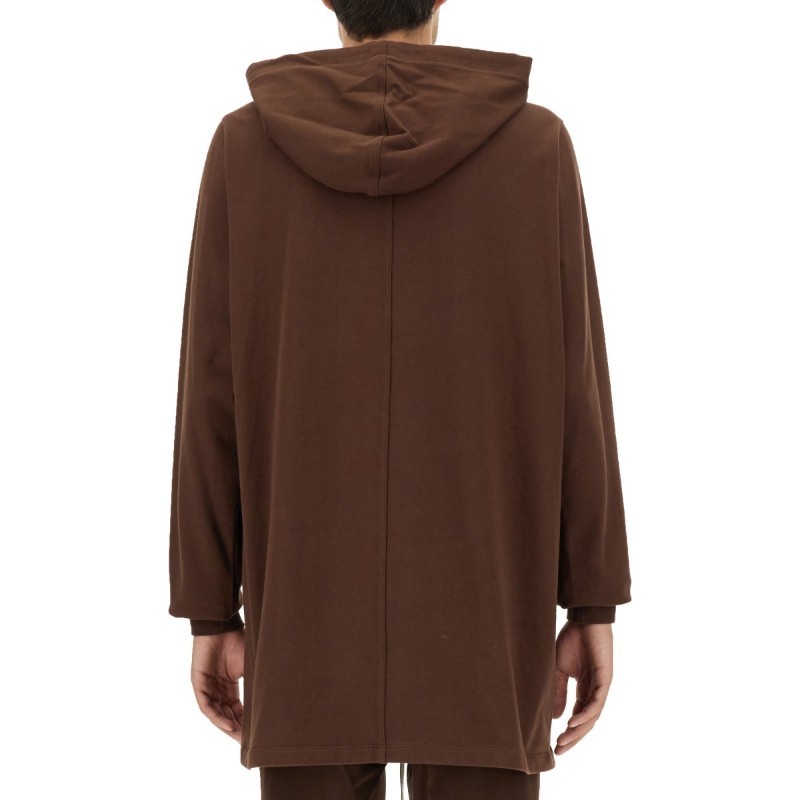 パーカー・フーディ RICK OWENS FW23 HOODED T-SHIRT (RU02C7285_BA04)