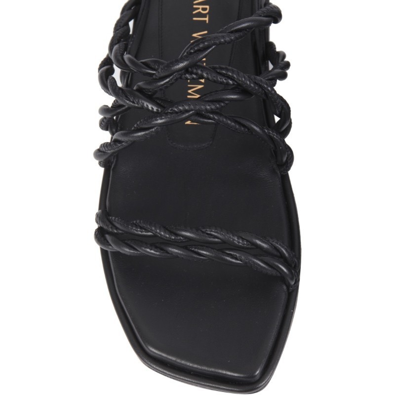 サンダル・ミュール Stuart Weitzman CALYPSO SANDALS (CALYPSO_DRESSNAPPABLACK)