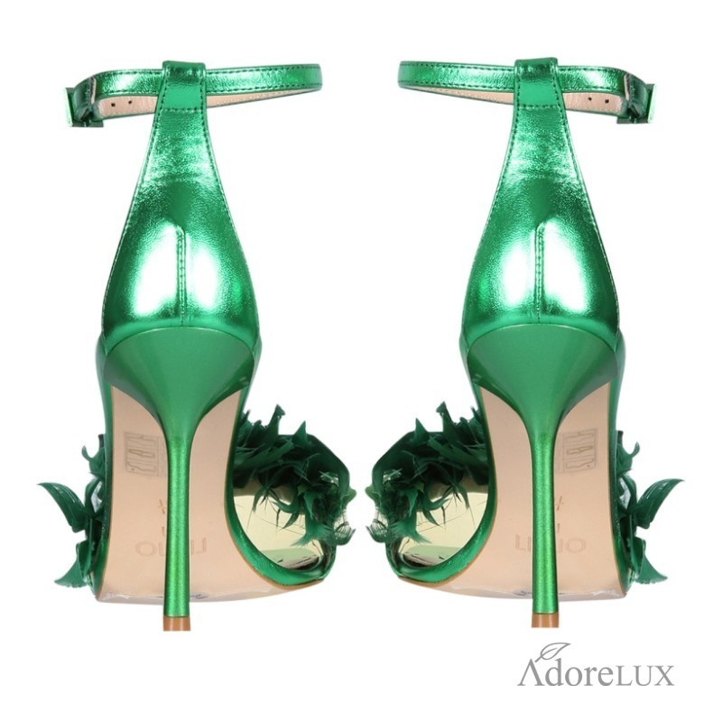 サンダル・ミュール LIU JO SS22 \"CAMELIA\" SANDALS (SA2705PX317S1310_EMERALD)