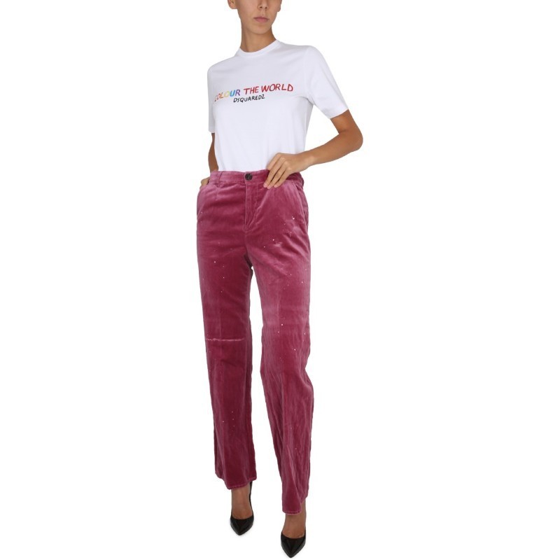 Tシャツ・カットソー D SQUARED2 FW22 T-SHIRT WITH LOGO (S72GD0396_S24387100)