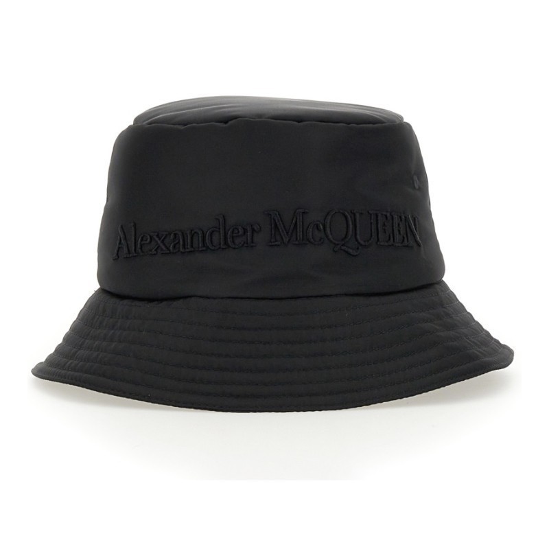 ハット alexander mcqueen BUCKET HAT WITH LOGO (719134_3404Q1000)