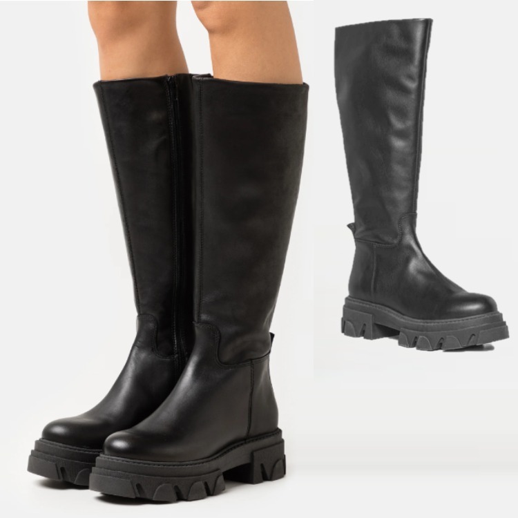 STEVE MADDEN スティーブマデン レザー ロングブーツ