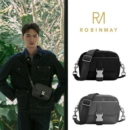 ROBINMAY Messenger & Shoulder Bags Unisex Faux Fur Street Style Collaboration 2WAY Plain