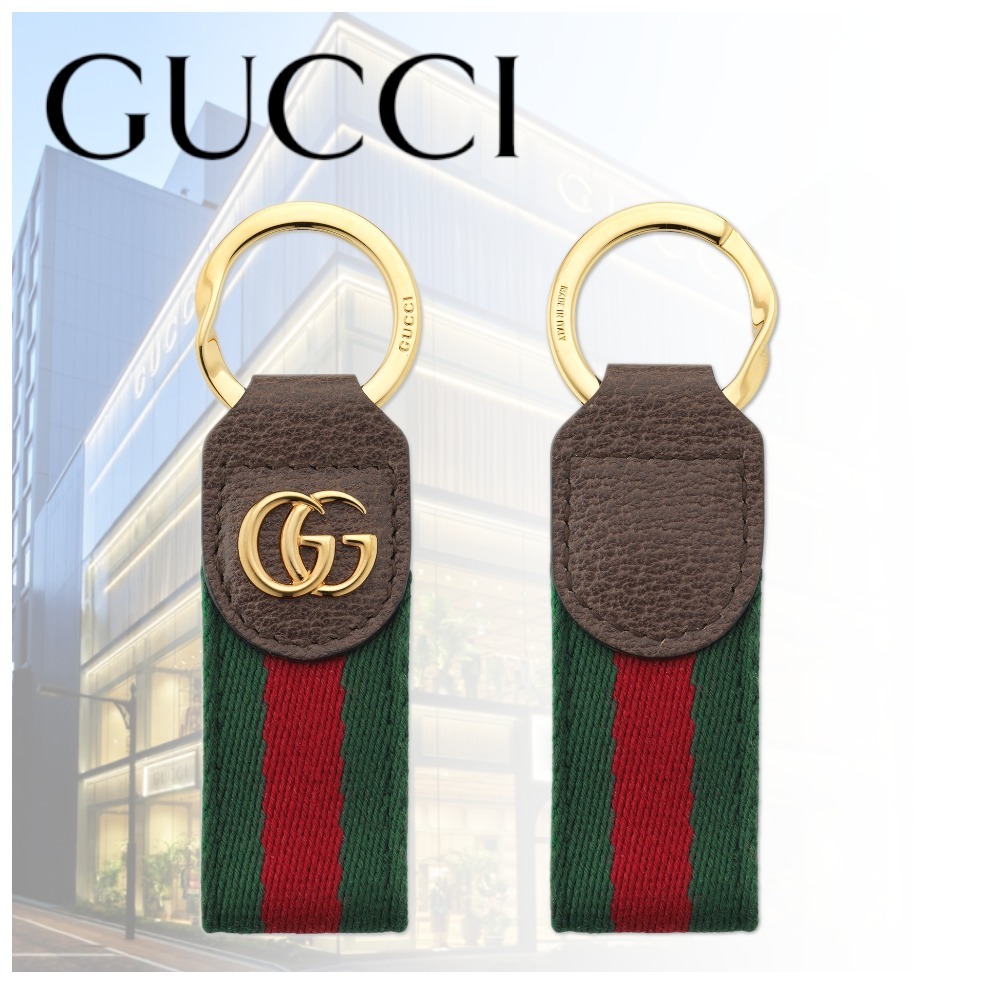 人気★ギフトにも【GUCCI】〔オフィディア〕キーチェーン GG