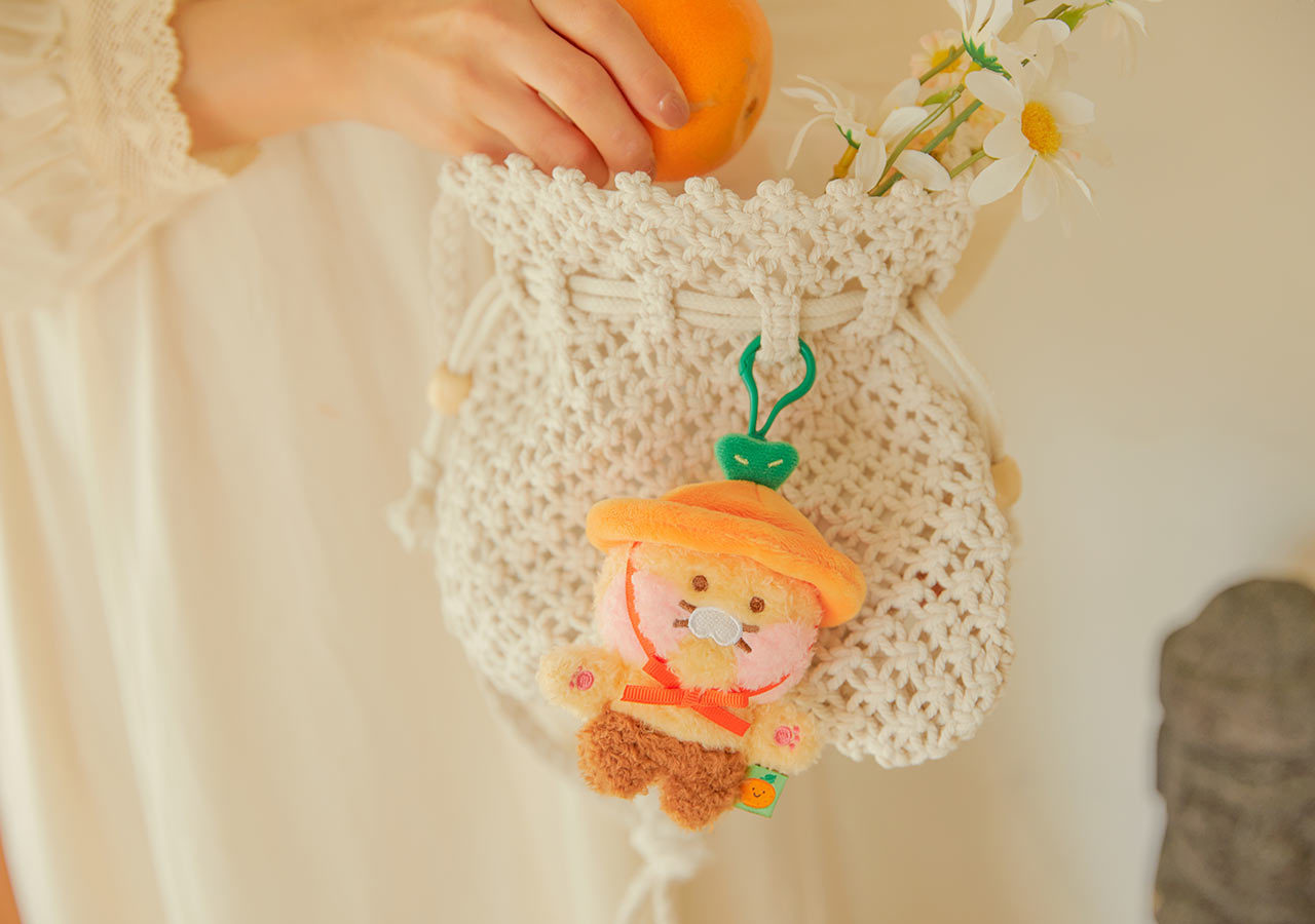 【KAKAO FRIENDS】済州 JEJU★Tangerine fluffy key ring KAKAO FRIENDS】済州 JEJU☆Tangerine fluffy key ring