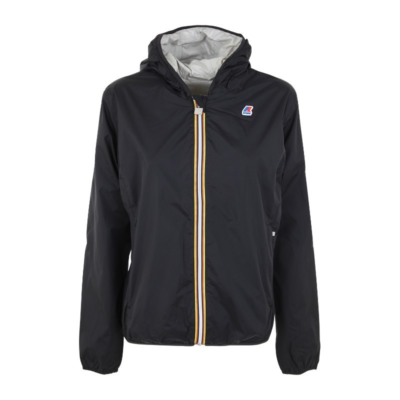 アウターその他 K-WAY LILY PLUS 2 DOUBLE (K111NLW ALF BLACK P BEIGE LT)