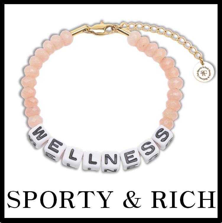 ★送料・関税込★SPORTY&RICH★WELLNESS STONE BEADS BRACELET★