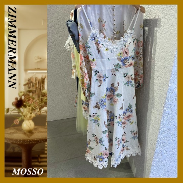 【Zimmermann】APPLIQUE PICNIC DRESS アップリケ ミディドレス