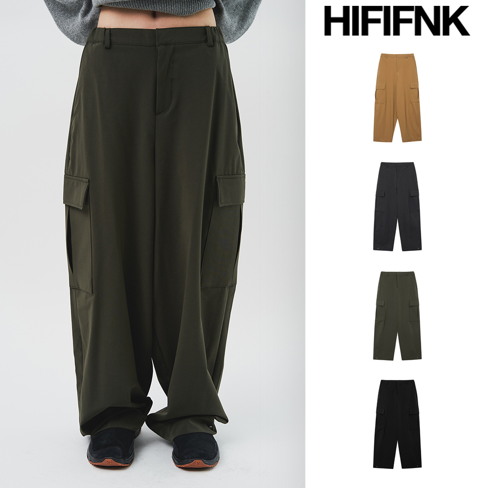 【HI FI FNK】Ronie Cargo Wide Pants