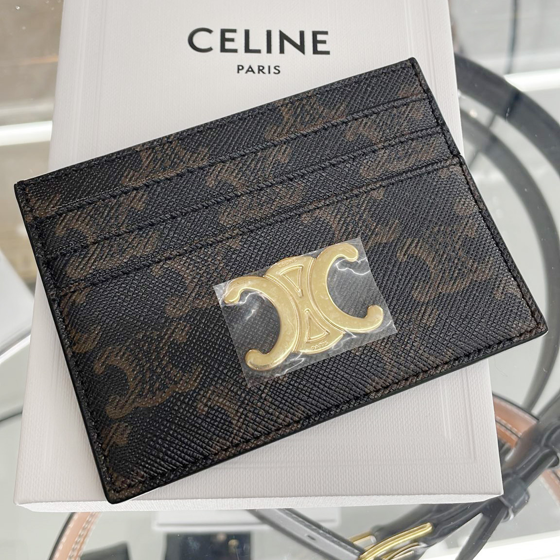 【大人気】★CELINE★ トリオンフキャンバス カードホルダー