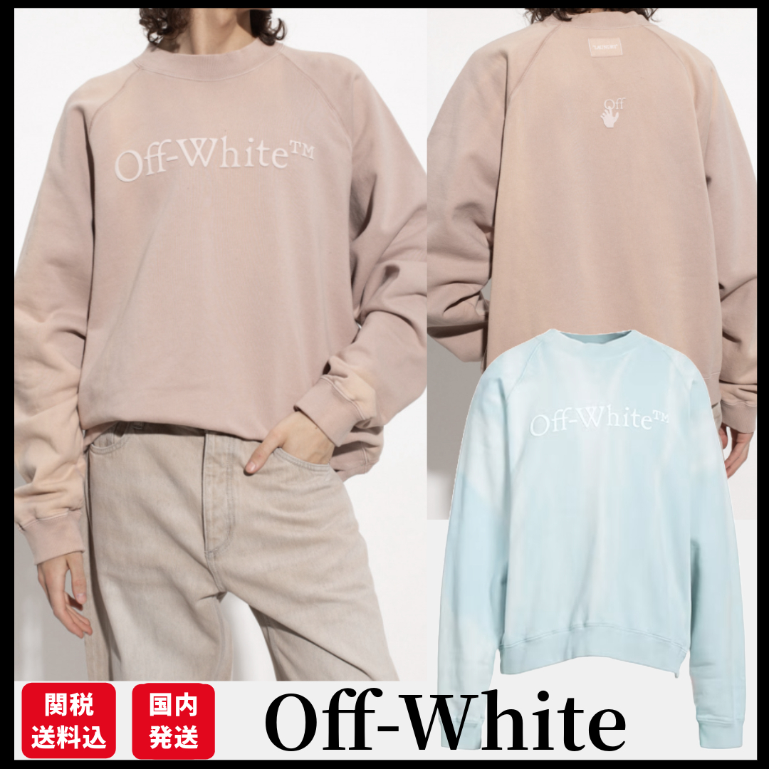 VIP価格＊Off white ロゴ タイダイ スウェットシャツ