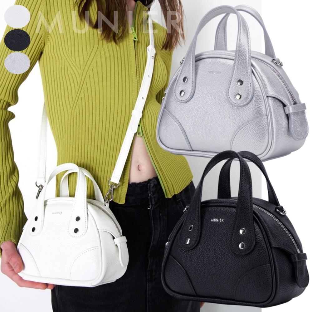 MUNIER★韓国★人気バッグブランド★MINI BOWLING BAG_3COLORS