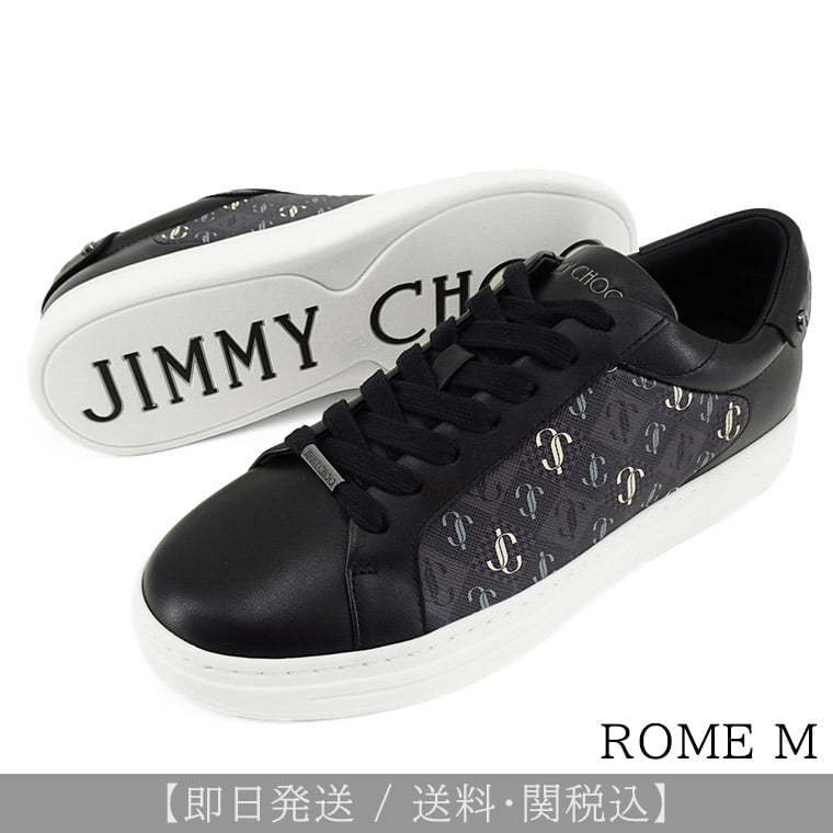 【完売必至】ジミーチュウメンズ スニーカー 大き目かかとロゴ 新作】ジミーチュウ JIMMY CHOO メンズ スニーカー 靴・ブーツ