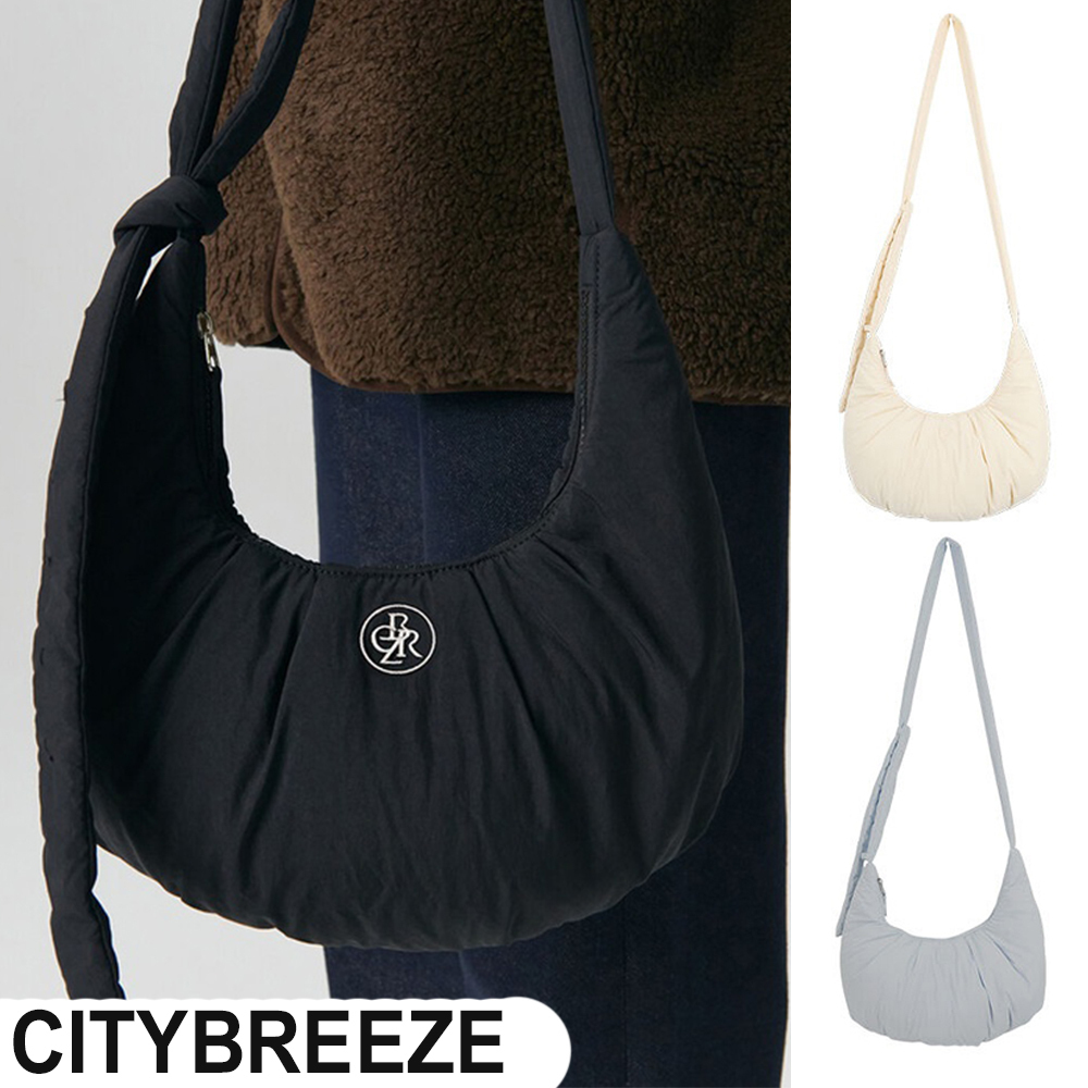 【CITYBREEZE】★韓国★人気★CIRCLE LOGO PADDING HOBO BAG