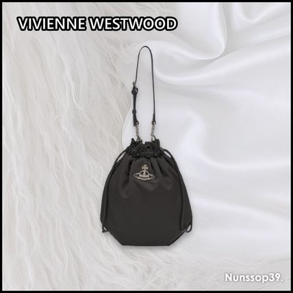 Vivienne Westwood Totes Casual Style Nylon Street Style Plain Party Style