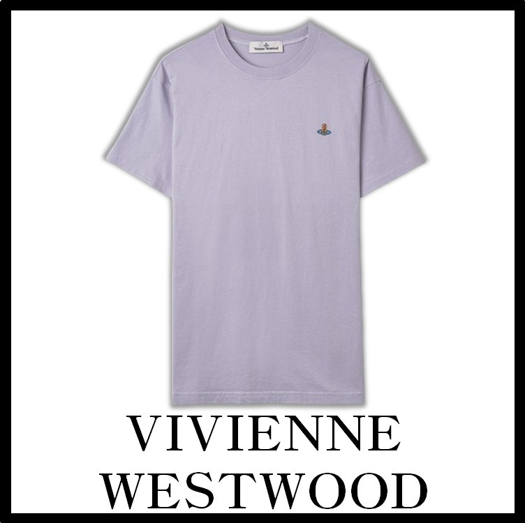 関税込☆VIVIENNE WESTWOOD★ORB SHORT SLEEVE T SHIRT LAVENDER
