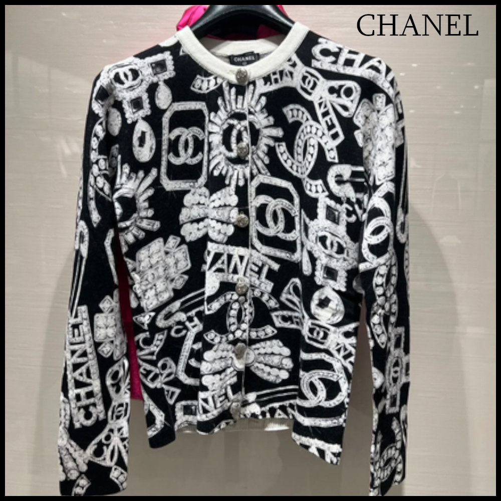 23N☆】CHANEL シャネル ココネージュ カーディガン