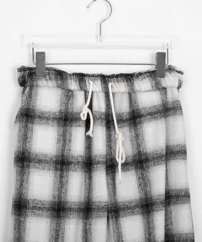 【BAON】[unisex] Meld banding hairy check string pants 口コミ・レビュー｜【BAON】[unisex] Meld banding hairy check